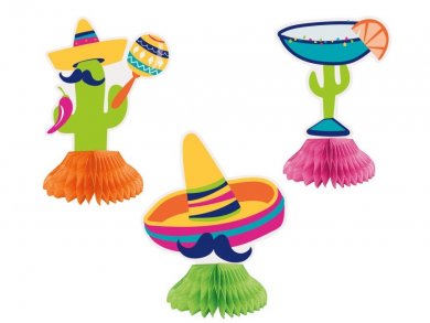Boho Fiesta Μικρά Διακοσμητικά για Το Τραπέζι (3τμχ)