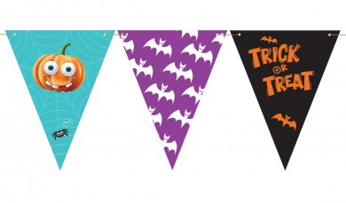 Boo Trick or Treat Flag Bunting (250cm)
