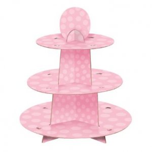Pink Dots 3 tiers stand