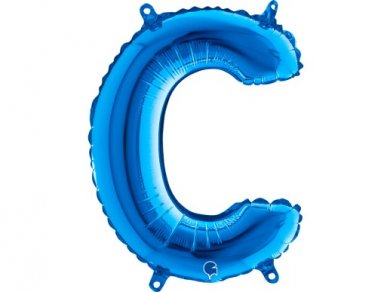 C Letter Balloon Blue (35cm)