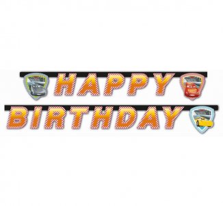 Cars Happy Birthday Garland (200cm)
