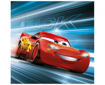 Cars Mc Queen Χαρτοπετσέτες (20τμχ)