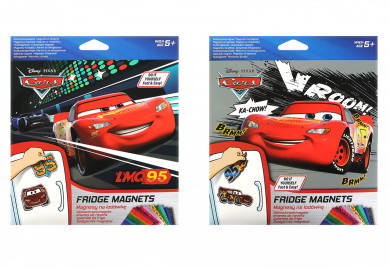 Cars Σετ DIY Μαγνήτες για Το Ψυγείο (4τμχ)
