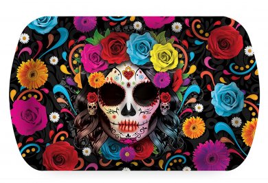 Catrina Day of The Dead Επαναχρησιμοποιούμενος Δίσκος (39εκ x 24εκ)