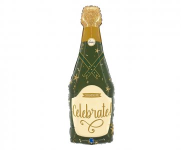 Champagne Bottle Celebrate Super Shape Μπαλόνι (94εκ)