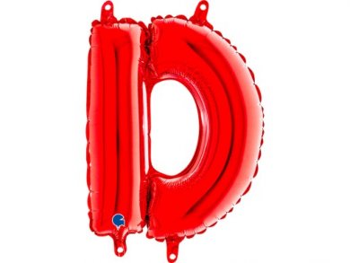 D Letter Balloon Red (35cm)