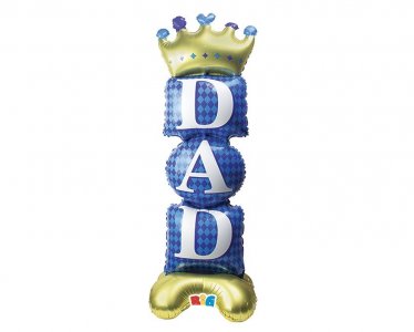 DAD Επιδαπέδιο Foil Μπαλόνι με Κορώνα (112εκ)