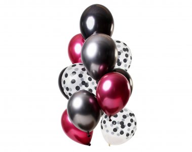 Dark Beauty Latex Balloons (12pcs)