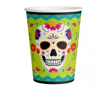 Day of the Dead Paper Cups (8pcs)