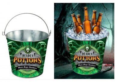 Deadly Potions Μεταλλικός Κουβάς (19εκ x 23εκ)