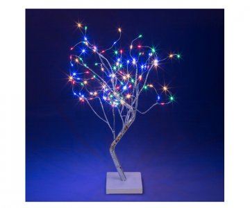 Tree with Colourful Led Lights (50cm)