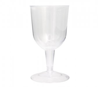 Clear Plastic Wine Glasses (8pcs)