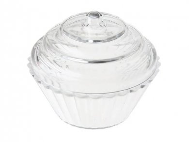 Clear Cupcake Shaped Treat Boxes (4pcs)