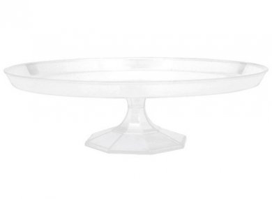 Clear Color Cake Stand with Pedestal (30cm)