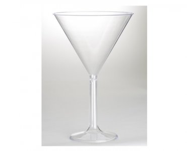 Clear Color Martini Cup with High Pedestal (25cm)