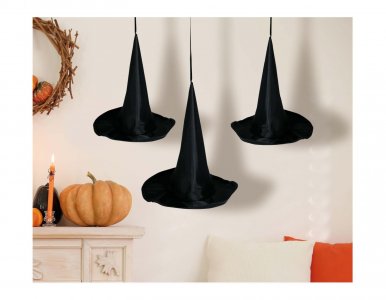 Witch Hat Decorations (3pcs)