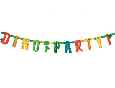 Dino Party Happy Birthday Garland (200cm)