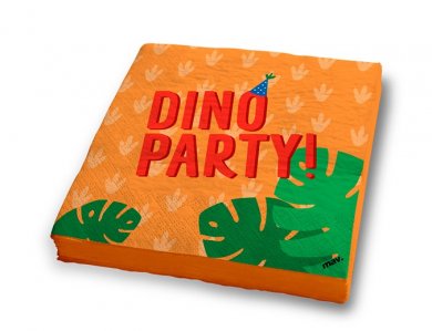 Dino Party Χαρτοπετσέτες (20τμχ)