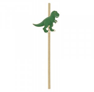 Dinosaurs Kraft Paper Straws (10pcs)