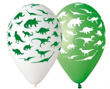 Dinosaurs Latex Balloons (5pcs)