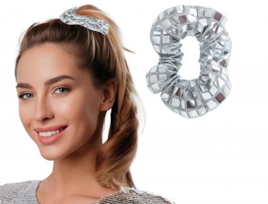 Ντίσκο Scrunchie Λαστιχάκι για Τα Μαλλιά