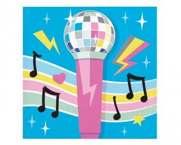 Disco Beverage Napkins (16pcs)