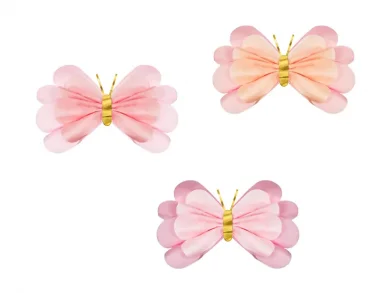 DIY Tissue Decorative Butterflies (3pcs)