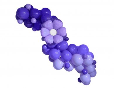 DIY Purple Balloon Garland (67pcs)
