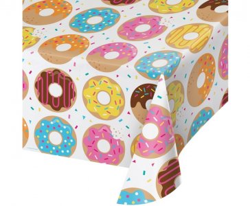 Donuts Plastic Tablecover (137cm x 259cm)