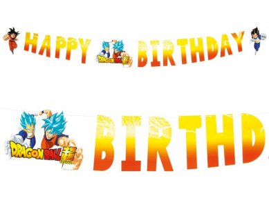 Dragon Ball Z Happy Birthday Garland (200cm)