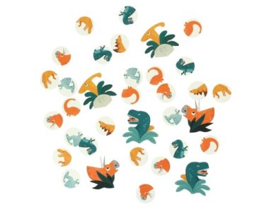 Eco Dinosaurs Confettis (36pcs)