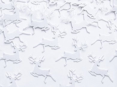 White Reindeers Confetti (20pcs)