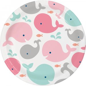 Baby Pink Little Whale - Baby Shower Party Supplies