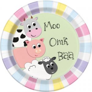 Farm Animals - Baby Shower Party Supplies