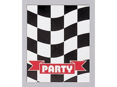 Formula Party Invitations 8/pcs
