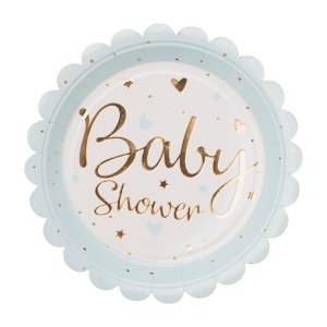 Baby Blue - Mint & Gold - Baby Shower Party Supplies