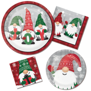 Holiday Gnomes - Party Supplies for Christmas