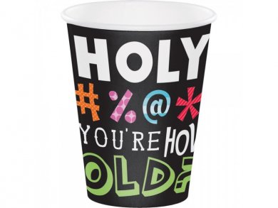 Holy Bleep large paper cups 8/pcs