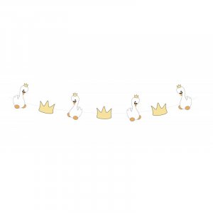 Swan with Crown Garland (3m)