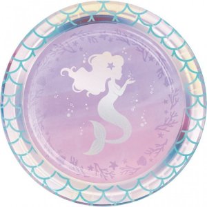 Mermaid Shine Small Paper Plates (8pcs)