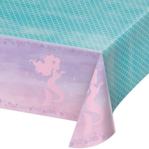 Mermaid Shine Plastic Tablecover (137cm x 259cm)