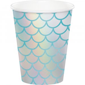 Mermaid Shine Paper Cups 8/pcs