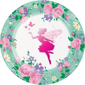 Fairy Sparkle Large Paper Plates 8/pcs