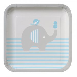Baby Blue Elephant - Baby Shower Theme