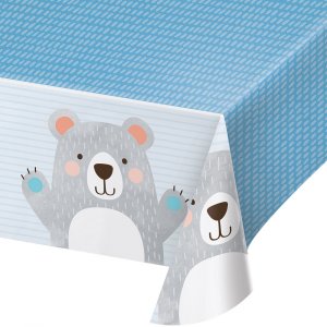 Blue Bear Plastic Tablecover