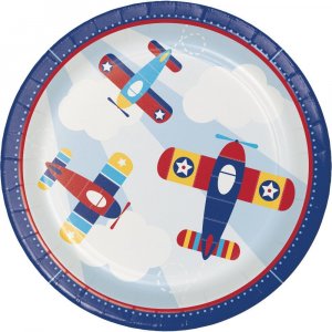 Vintage Airplane - For the Table - Baptism Party Supplies