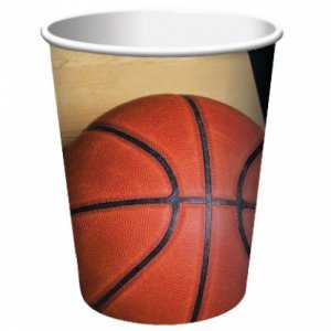 Basketball paper cups (8pcs)