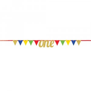 Colorful ONE pennant banner (2,7m)