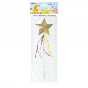Gold Star Wand with Ribbons