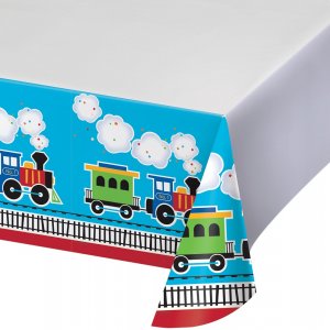 Little Train Plastic Tablecover